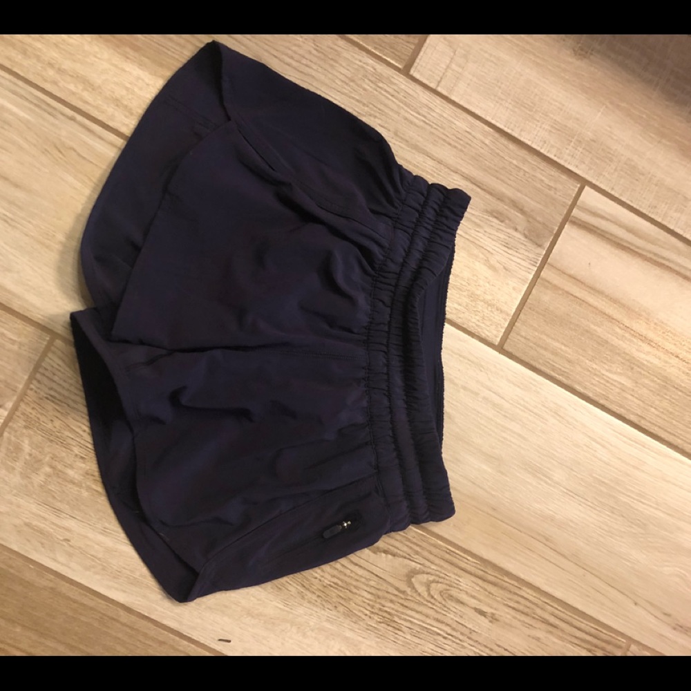 Purple lululemon shorts